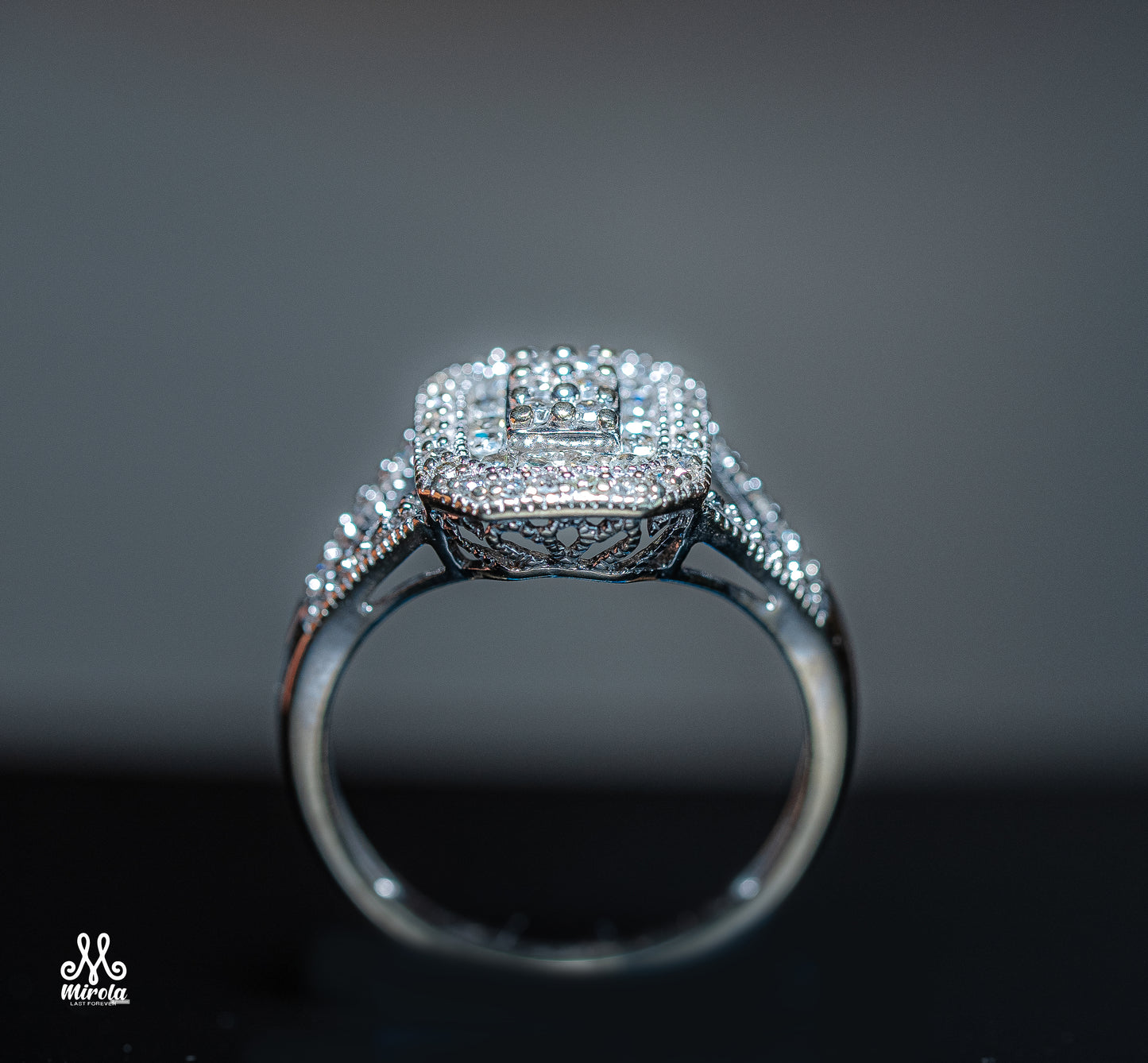 14K Charming Promise Ring with Diamond