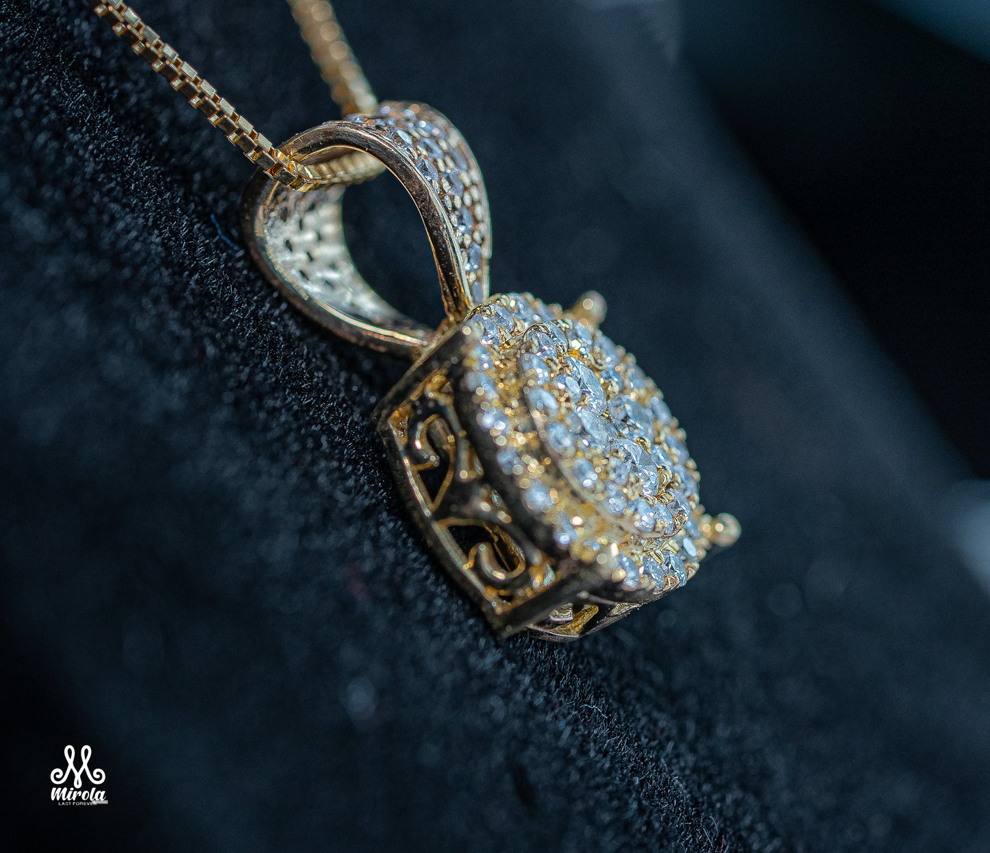 14k Diamond Pendant