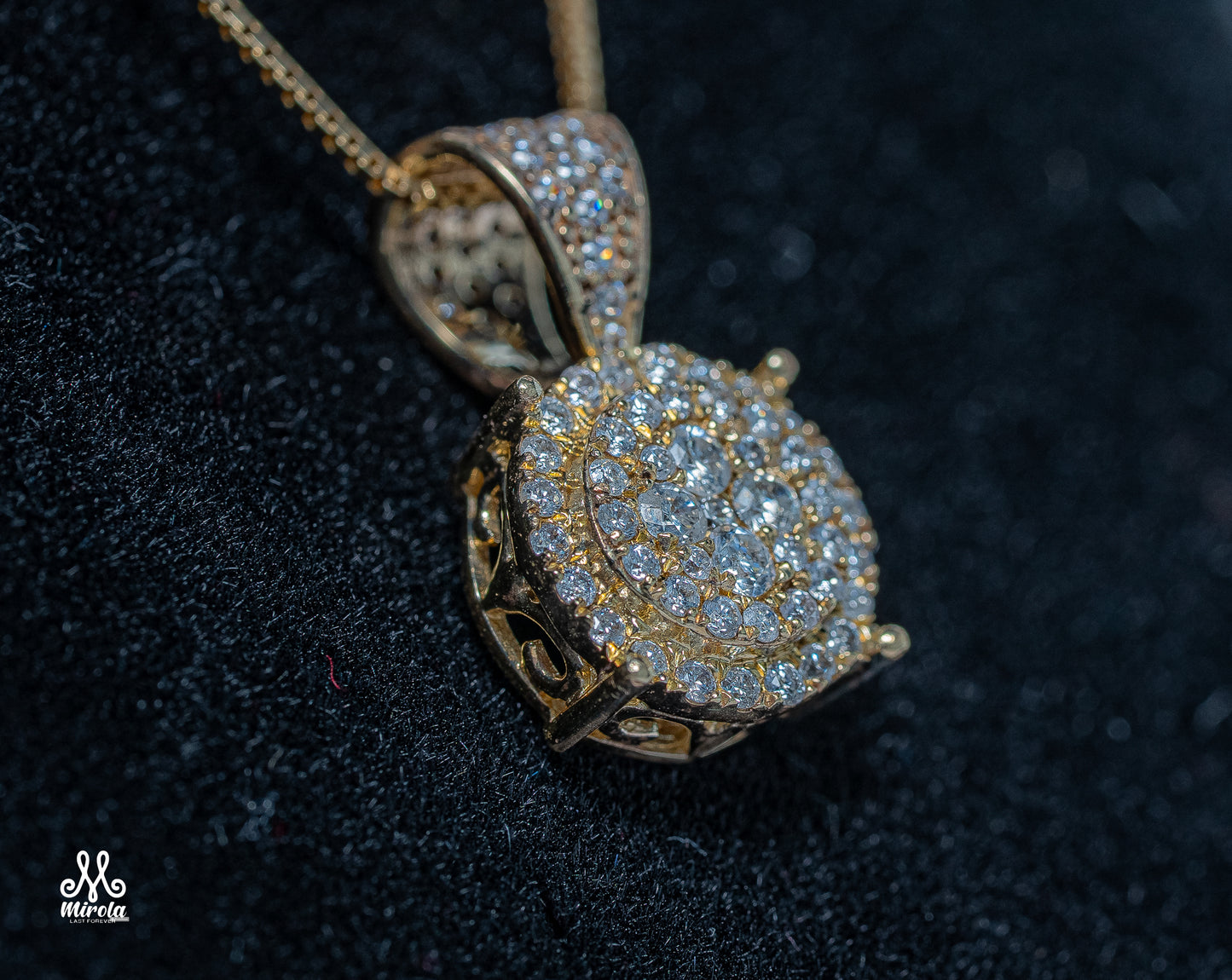 14k Diamond Pendant