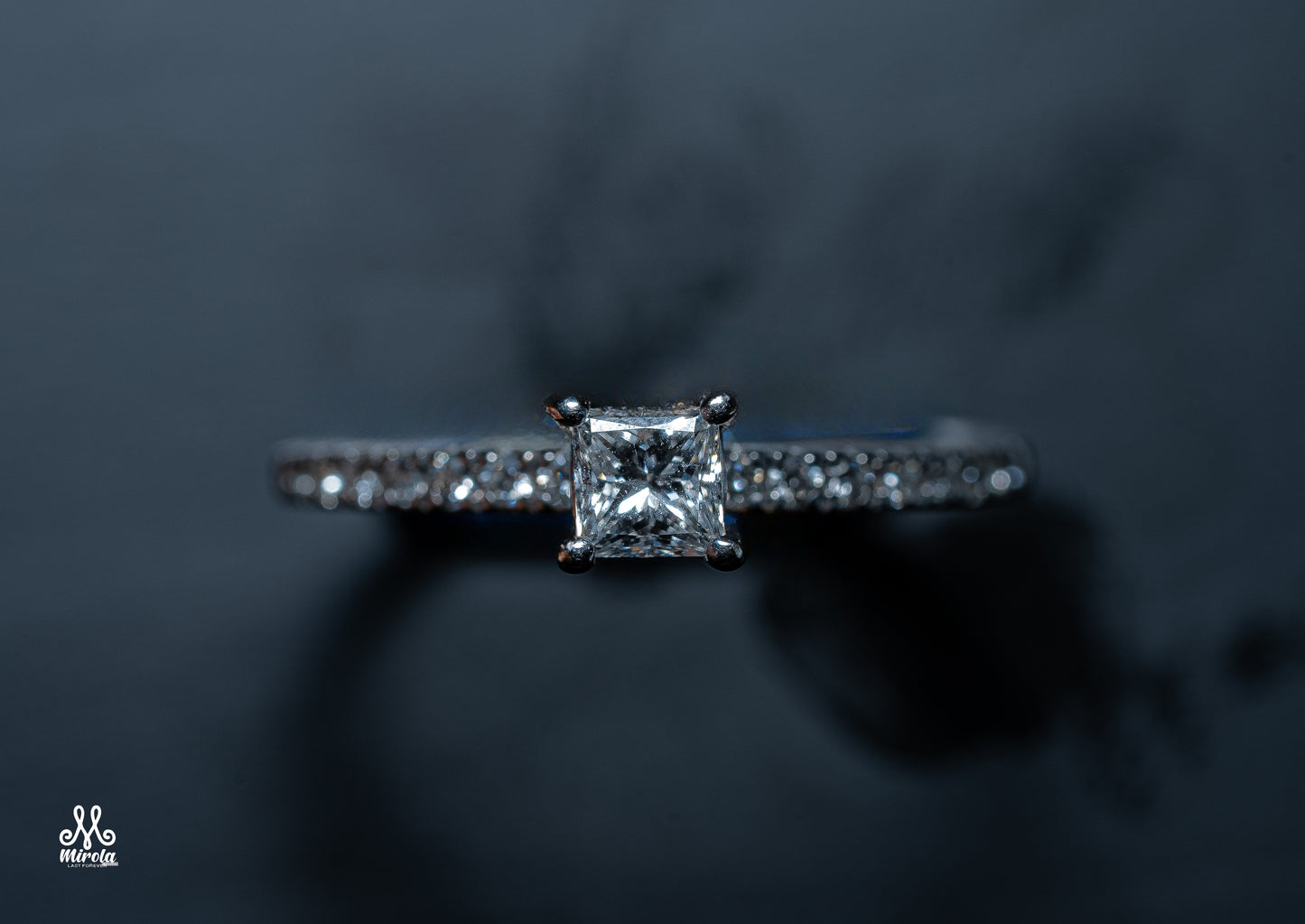 Solitaire Princess Cut Engagement Ring