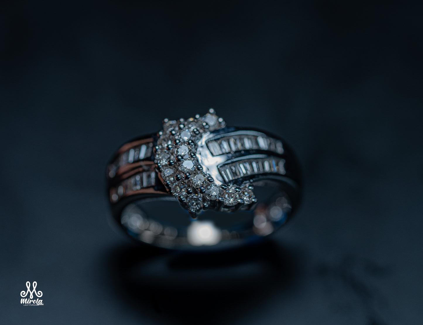 Elegant Promise Ring with Diamond