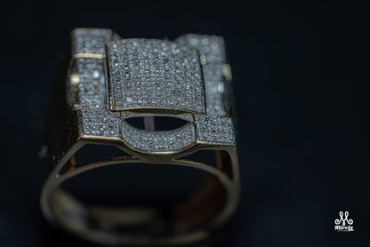 10k Sophisticated Diamond Ring for Men