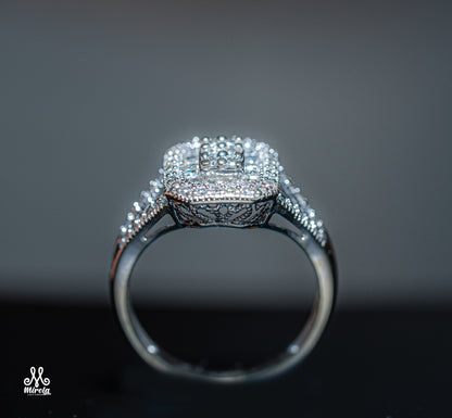 14K Charming Promise Ring with Diamond