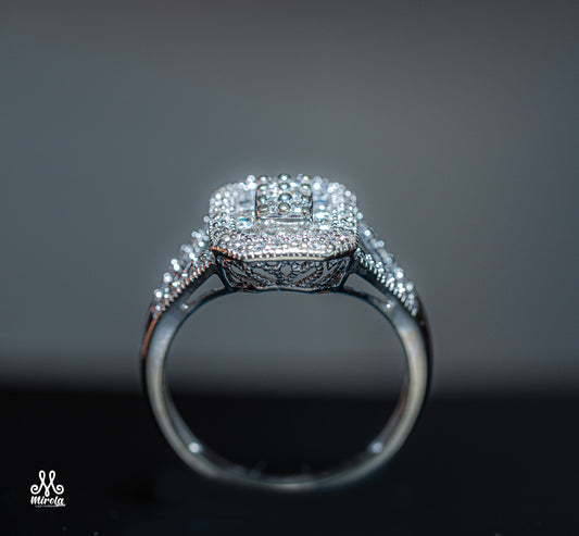 14K Charming Promise Ring with Diamond