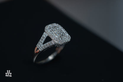 14K Charming Promise Ring with Diamond