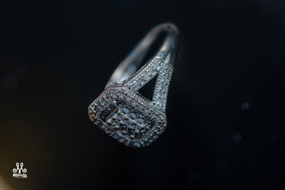 14K Charming Promise Ring with Diamond