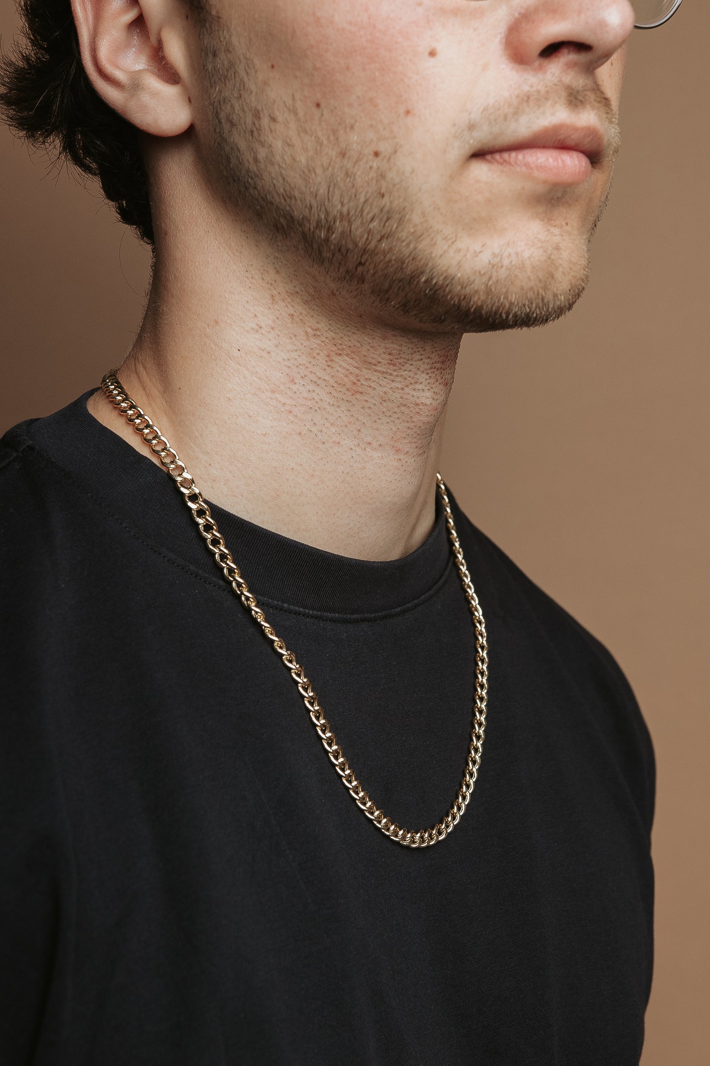 14K Yellow Miami Cubin link Chain