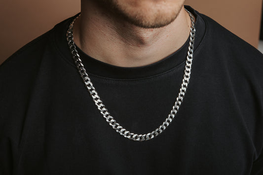Cuban link Sterling silver chain