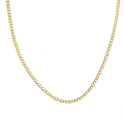 18K Yellow Gold Cuban Link Chain