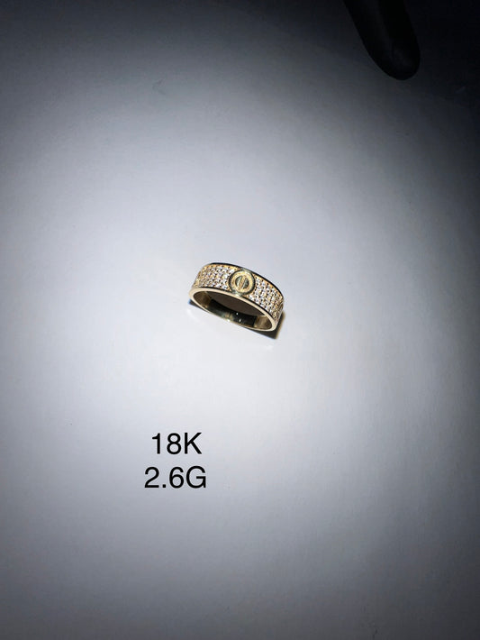 18K Yellow Gold Women’s Ring