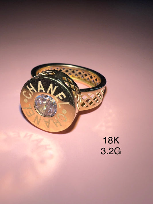18K Yellow Gold Women’s Ring