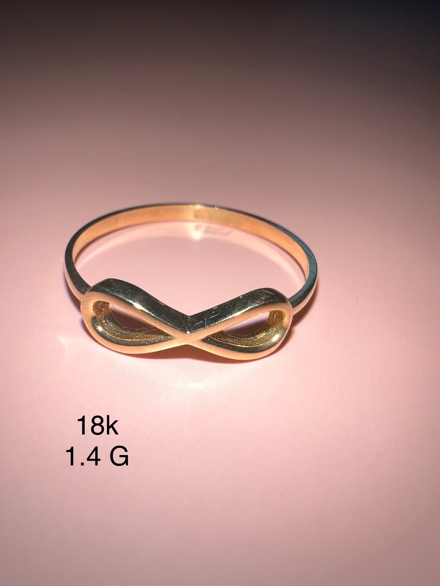 18K yellow gold women’s ring