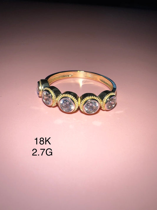 18K Yellow Gold Women’s Ring