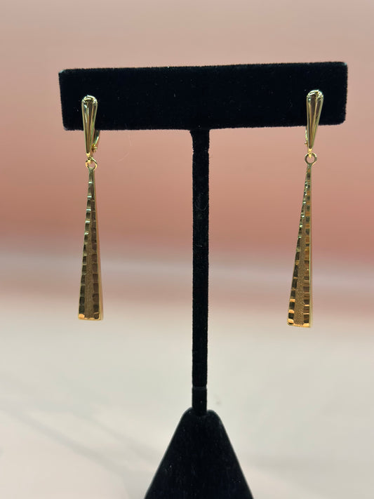 18k yellow gold women’s earrings