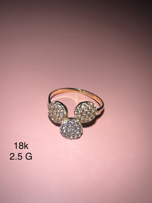 18K Yellow Gold Ring