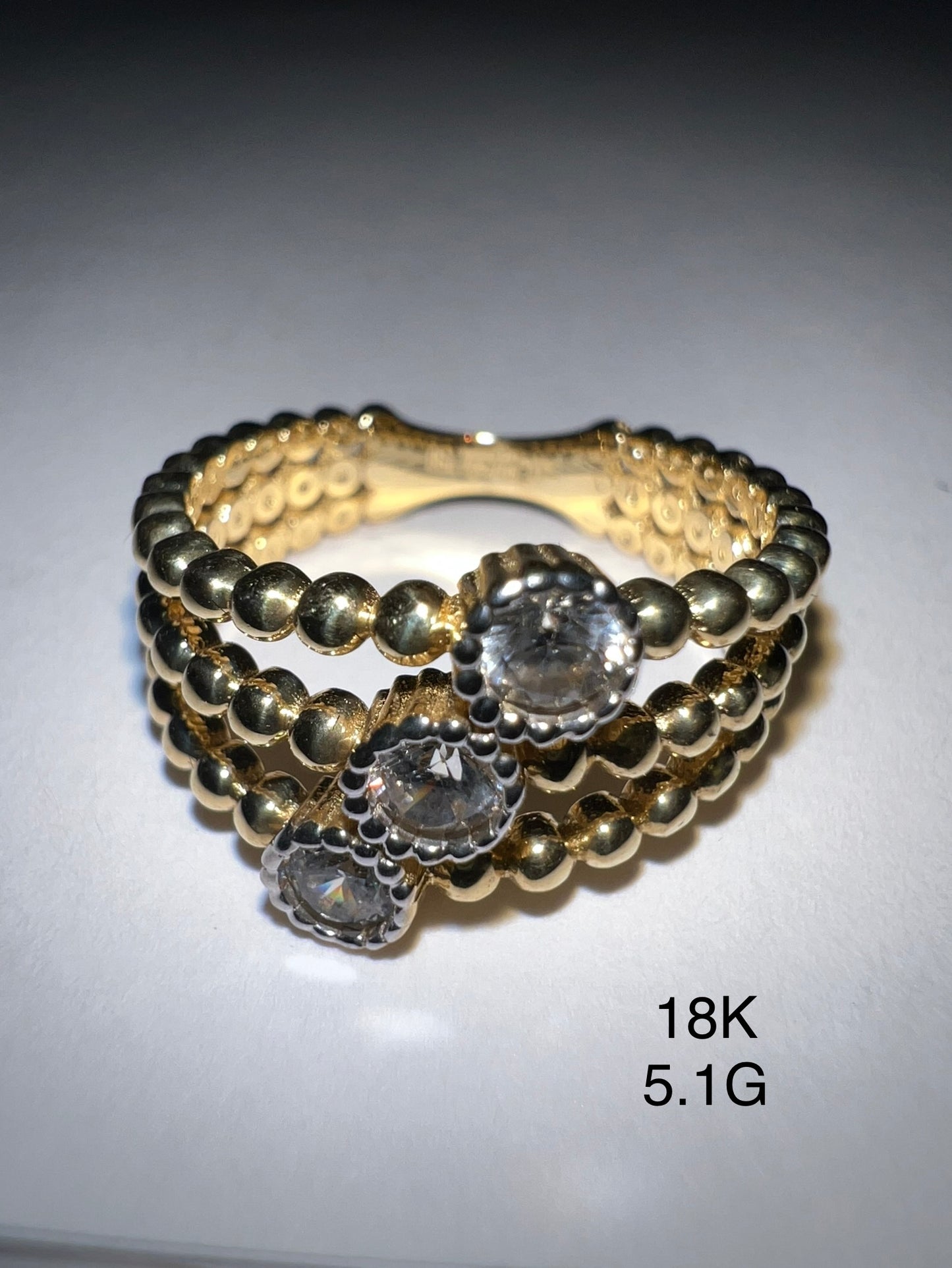 18K Yellow Gold Women’s Ring